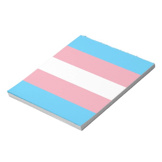 Transgender-Pride-Markierung Notizblock (Rotiert)