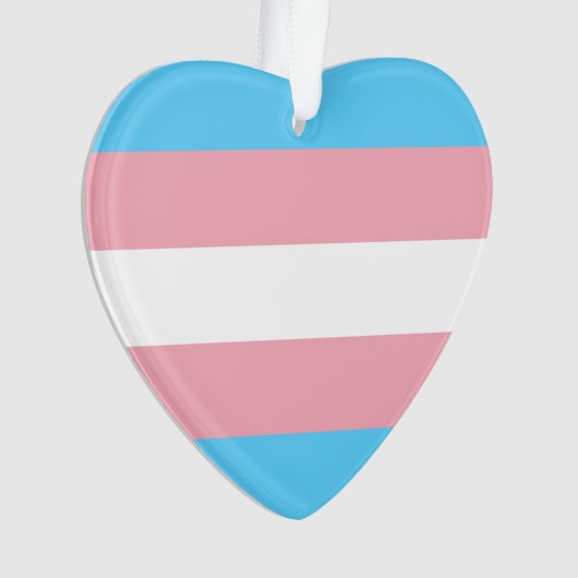 Transgender-Pride-Markierung Ornament (Vorderseite)