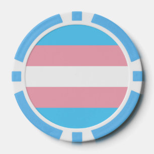 Transgender-Pride-Markierung Pokerchips