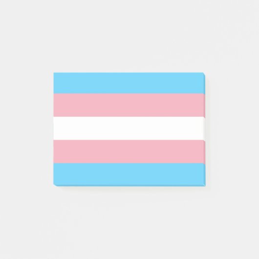 Transgender-Pride-Markierung Post-it Klebezettel (Vorderseite)