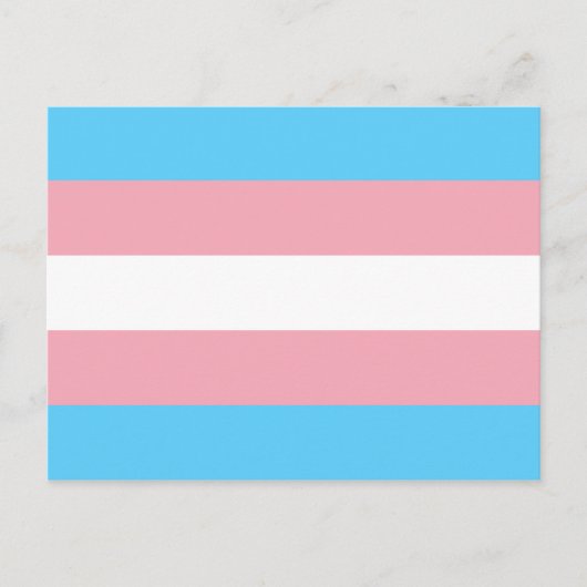 Transgender-Pride-Markierung Postkarte (Vorderseite)