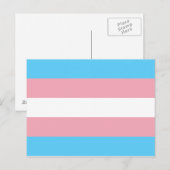 Transgender-Pride-Markierung Postkarte (Vorne/Hinten)