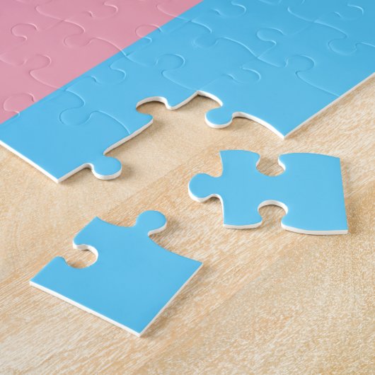 Transgender-Pride-Markierung Puzzle (Seite)