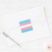 Transgender-Pride-Markierung Quadratischer Aufkleber (Umschlag)