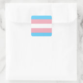 Transgender-Pride-Markierung Quadratischer Aufkleber (Tasche)