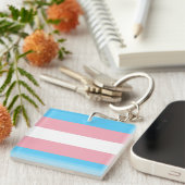 Transgender-Pride-Markierung Schlüsselanhänger (Vorderseite rechts)
