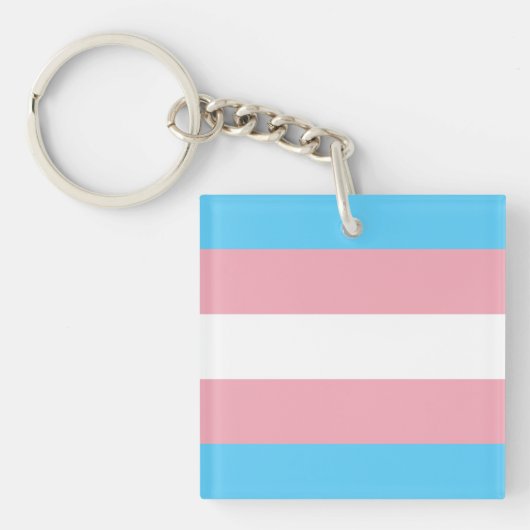 Transgender-Pride-Markierung Schlüsselanhänger (Vorderseite)