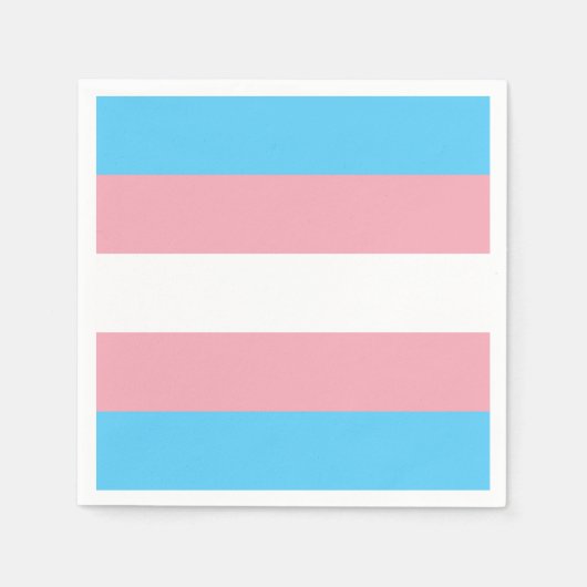 Transgender-Pride-Markierung Serviette (Vorderseite)