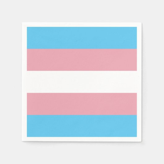 Transgender-Pride-Markierung Serviette (Vorderseite)