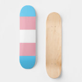 Transgender-Pride-Markierung Skateboard (Vorderseite)