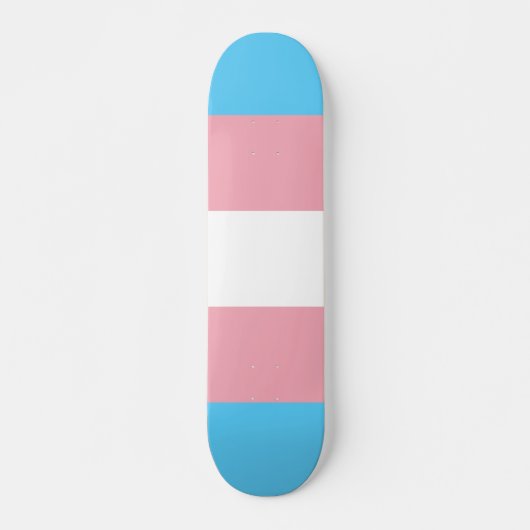 Transgender-Pride-Markierung Skateboard (Vorne)