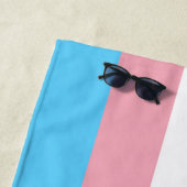 Transgender-Pride-Markierung Strandtuch (Beispiel)
