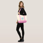 Transgender-Pride-Markierung Tragetasche (Vorderseite (Model))
