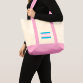 Transgender-Pride-Markierung Tragetasche (Vorderseite (Produkt))