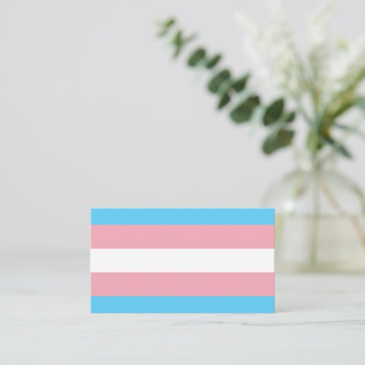 Transgender-Pride-Markierung Visitenkarte (Stehend Vorderseite)