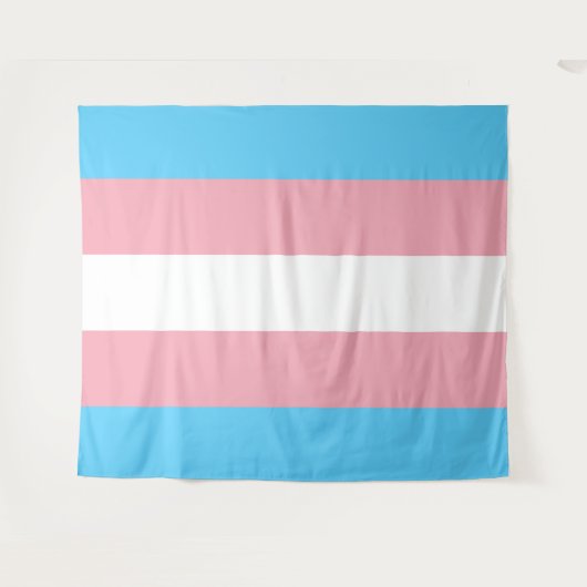 Transgender-Pride-Markierung Wandteppich (Vorderseite (Horizontal))