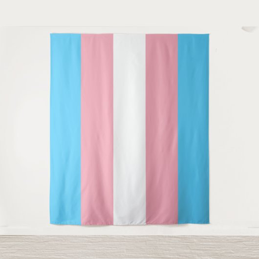 Transgender-Pride-Markierung Wandteppich (Vorderseite)