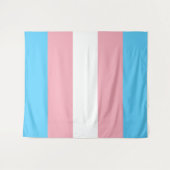 Transgender-Pride-Markierung Wandteppich (Vorderseite (Horizontal))