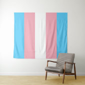 Transgender-Pride-Markierung Wandteppich (Beispiel (Horizontal))