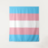 Transgender-Pride-Markierung Wandteppich (Vorderseite)