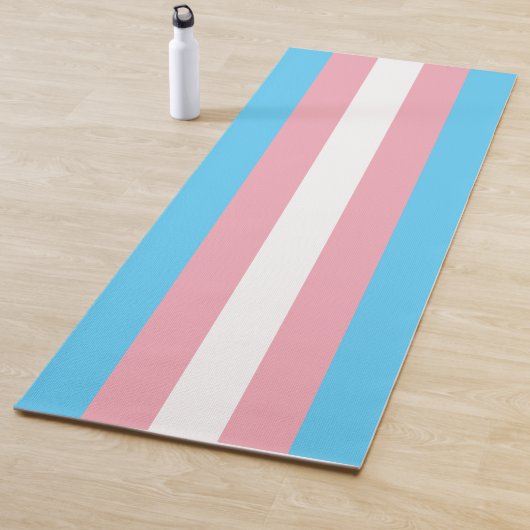 Transgender-Pride-Markierung Yogamatte (Beispiel)
