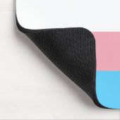 Transgender Pride Mousepad (Ecke)