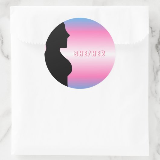 Transgender Pride MTF Sticker (Tasche)