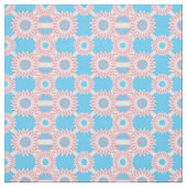 Transgender Pride - nahtlose blaue Blume Stoff (Muster)