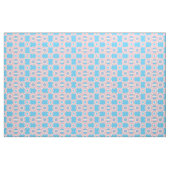 Transgender Pride - nahtlose blaue Blume Stoff (Fat Quarter (45,7 x 55,9 cm))