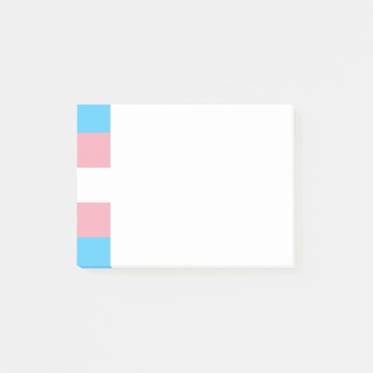 Transgender-Pride-Post-it-Hinweise Post-it Klebezettel (Vorderseite)