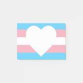 Transgender-Pride-Post-it-Hinweise Post-it Klebezettel (Vorderseite)