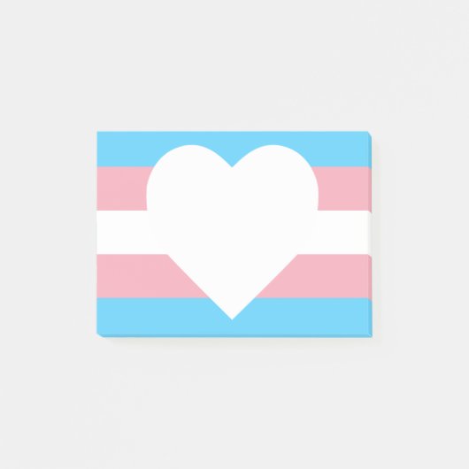 Transgender-Pride-Post-it-Hinweise Post-it Klebezettel (Vorderseite)