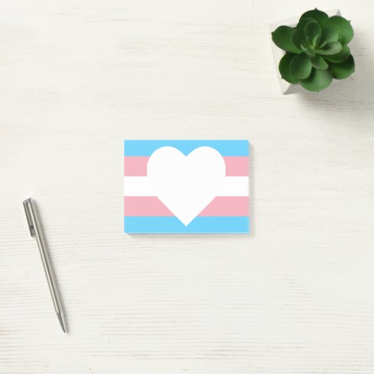 Transgender-Pride-Post-it-Hinweise Post-it Klebezettel (Büro)