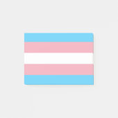 Transgender Pride Post-it Klebezettel (Vorderseite)
