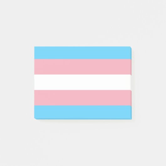Transgender Pride Post-it Klebezettel (Vorderseite)