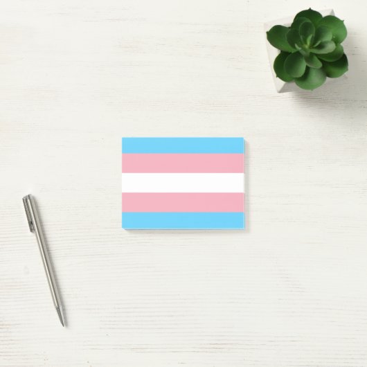 Transgender Pride Post-it Klebezettel (Büro)