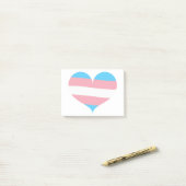 Transgender Pride Post-it Klebezettel (Auf Schreibtisch)
