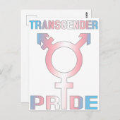 Transgender Pride Postkarte (Vorne/Hinten)