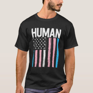 Transgender Pride Shirt Human Lgbt Rainbow Amerika