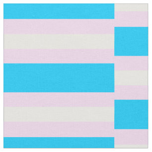 Transgender Pride Stoff nach Maß (kariert)