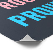 Transgender Pride: Stolz, ich zu sein - Liebe Poster (Ecke)