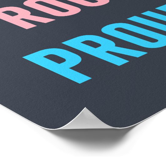 Transgender Pride: Stolz, ich zu sein - Liebe Poster (Ecke)