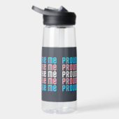 Transgender Pride: Stolz, ich zu sein - Liebe Trinkflasche (Rechts)