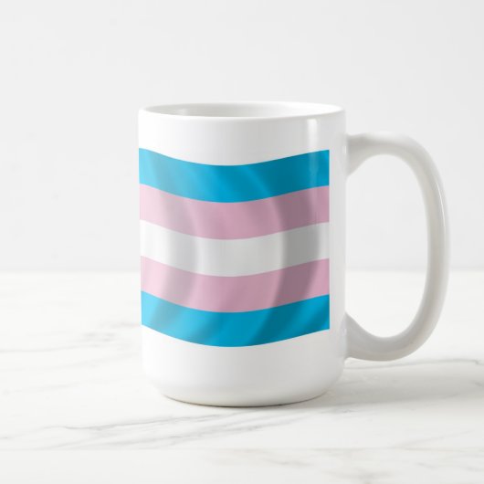 Transgender-Pride-Tasse Kaffeetasse (Rechts)
