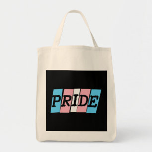 Transgender-Pride-Text Tragetasche