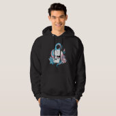 Transgender Pride Trans Flag Skull Snakes Roses Su Hoodie (Vorne ganz)