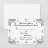 Transgender Pride Wedding Response Card RSVP Karte (Vorne/Hinten)