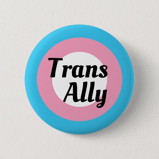 Transgender-Prig-Flag für alle bearbeitbaren Text Button (Vorderseite)