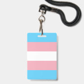 Transgender Prilag - LGBT-Regenbogen Ausweis (Vorderseite mit Lanyard)