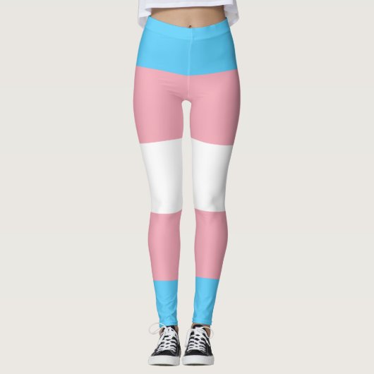 Transgender Prilag - LGBT-Regenbogen Leggings (Vorderseite)